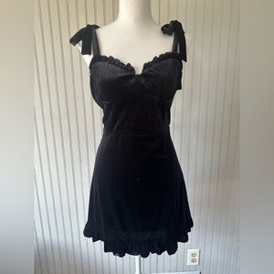 Velvet Little Black Dress